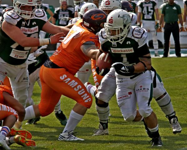 GFL Football: Schw&auml;bisch Hall vs Frankfurt 17:07 03.06.2018